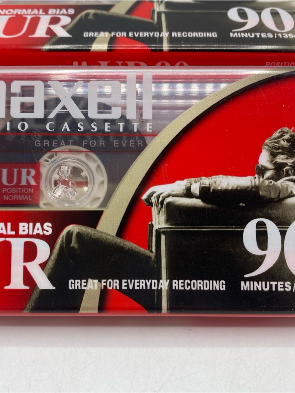 Maxell Audio Cassette Tape UR90 Normal Bias 90 Minutes 4 SEALED Recording - Picture 2 of 4